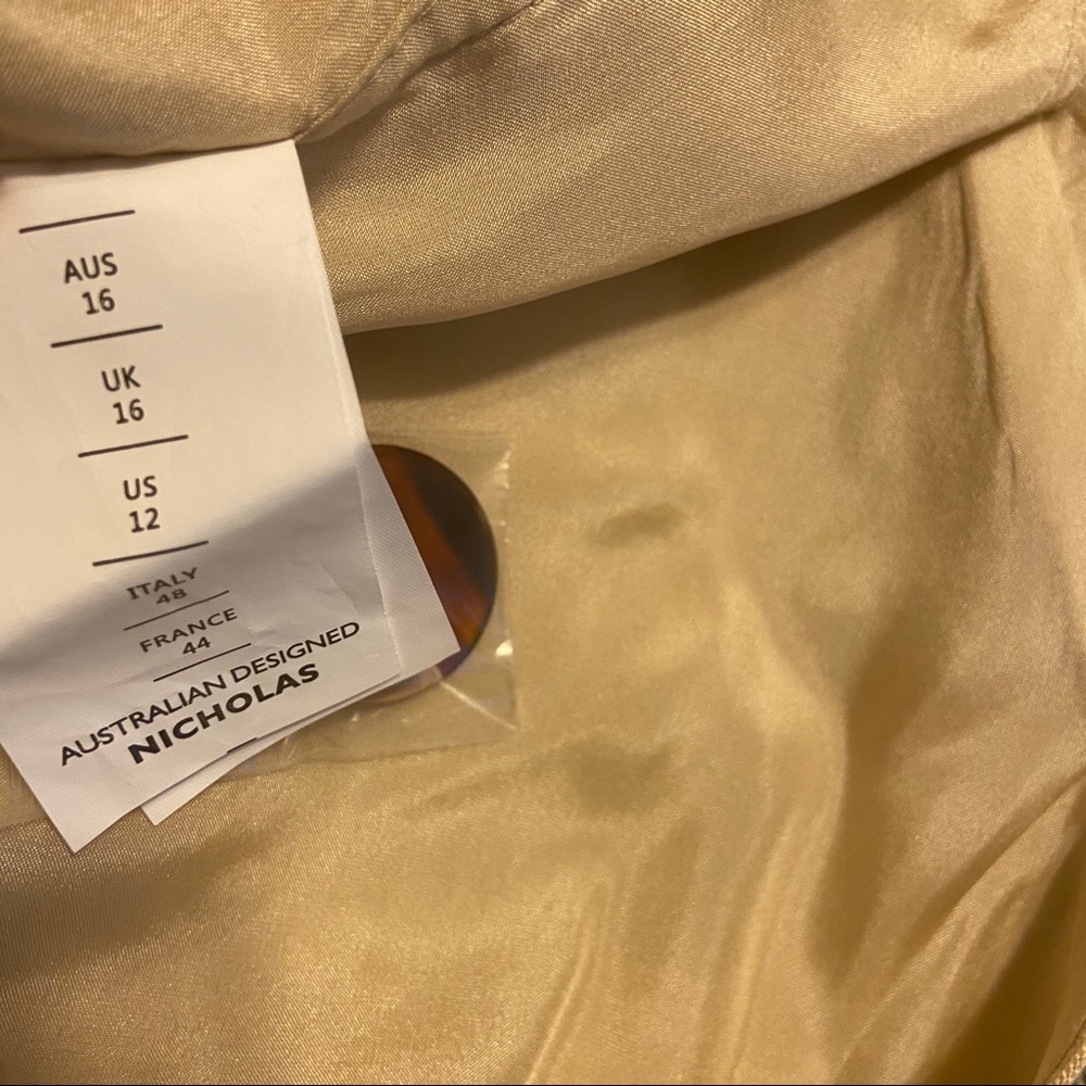 Sold NICHOLAS NEW Linen Pinafore Open Back Tank - Picture 8 of 10